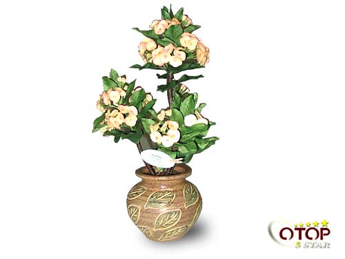 Artificial Flower Made From Cocoons