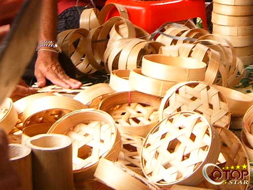 Round Bamboo Tray for Fish and Dimsum — 2
