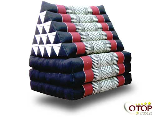 Triangle-Shaped Pillow Attached to Mattress — 2