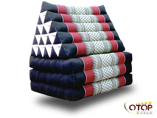 Triangle-Shaped Pillow Attached to Mattress — 2