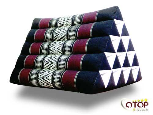 Triangle-Shaped Pillow Attached to Mattress — 3