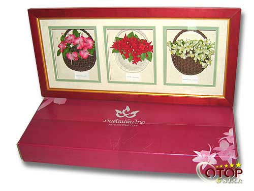 Thai Clay Flowers and Miniatures