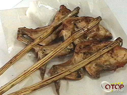 Roasted Chicken on Garcinia Stick