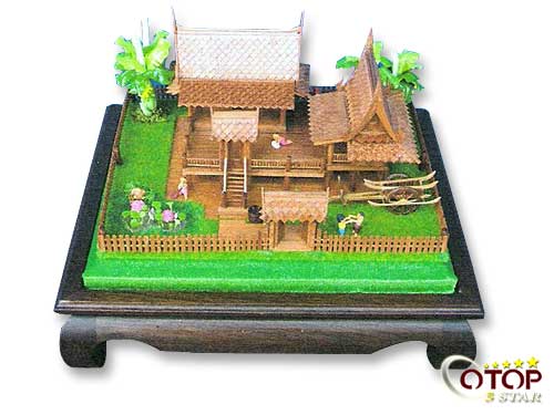 Traditional Thai House Model