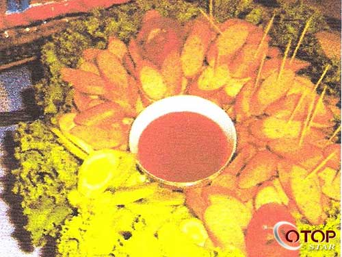 Fish Sausage with Black Pepper Added