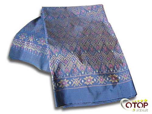 Mudmee Silk (with Khat Phuen Than Pattern)