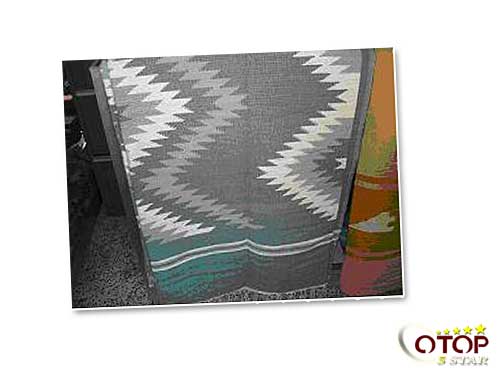 Hand-Woven Cloth with Water Flowing Pattern