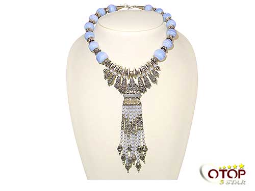 Silver Jewelry with Semiprecious Color Stone — 2
