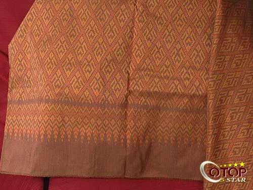Mudmee Silk Cloth with Thai Airways Pattern