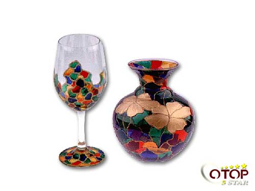 Painted Glass Ware