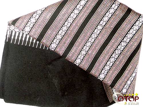 Hand-Woven Cloth with Star-Encircling Moon Pattern