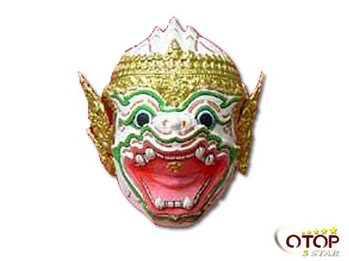 Traditional Thai Drama Mask (Khon)