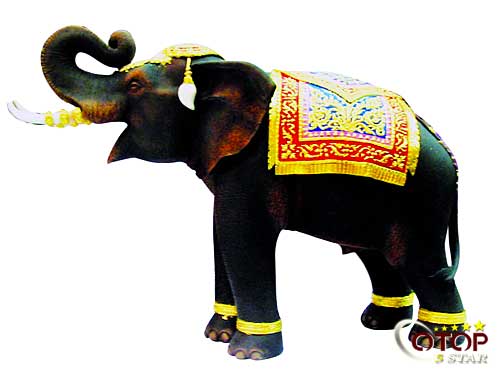 Lacquered Elephant Model — 2